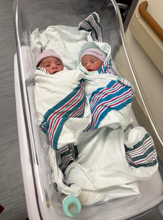 Newborn twins